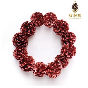Christmas Wreath Small Ornament Christmas Hanging Decoration Party Supplies Christmas Wreath Base Ring Handmade
