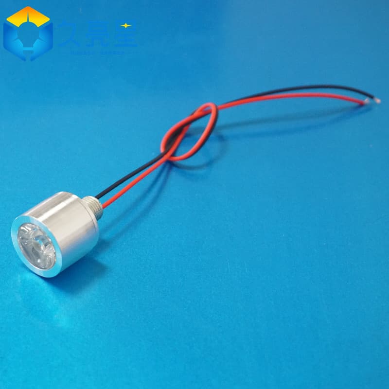 1W Small Spotlight Housing 24mm Diameter Spotlight Led Thumb Spotlight Kit M10 Tooth Rod Fixed Mini Model