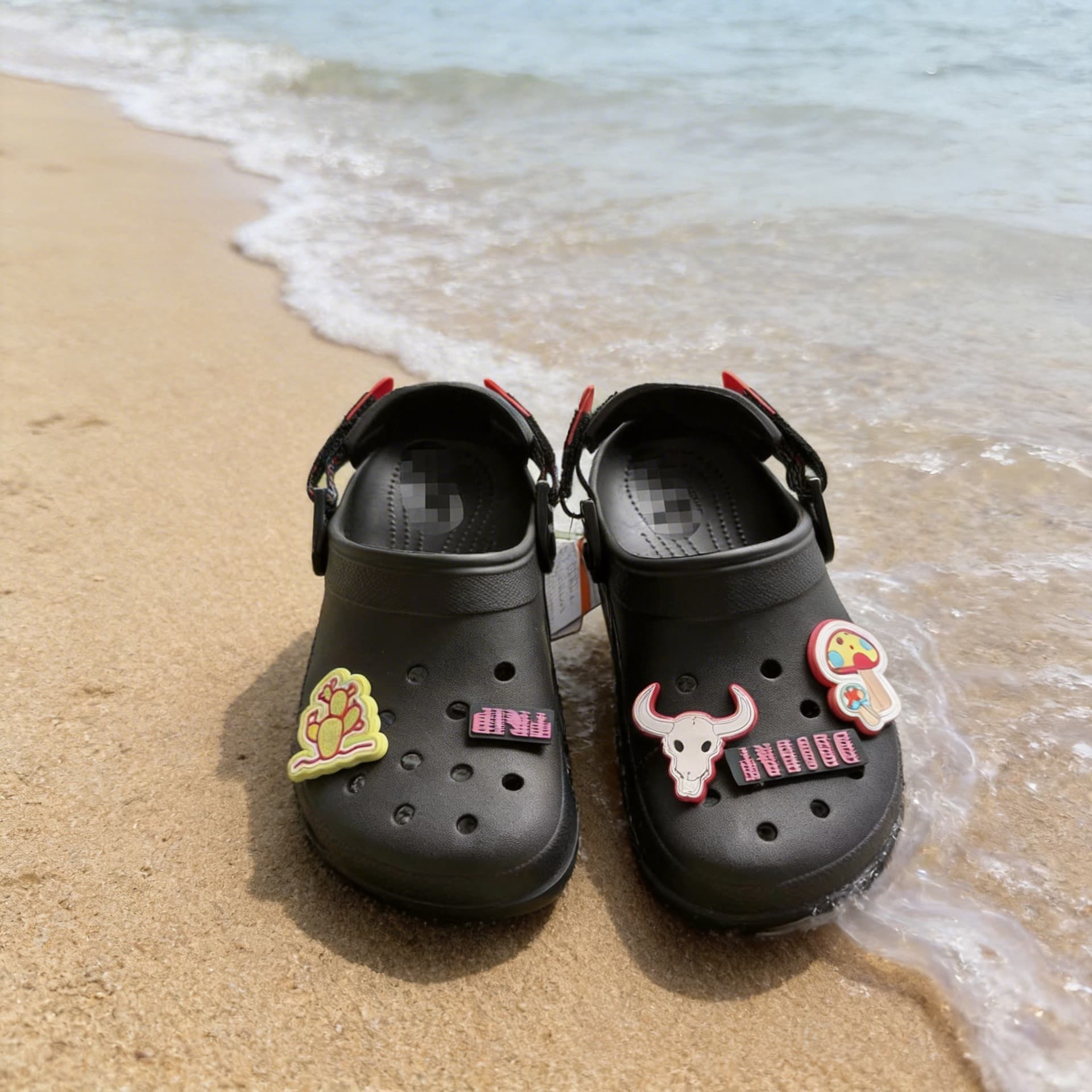 Classic Tring Black Desert Summer Clogs Slippers Beach Sandals Unisex Thick Sole Retro Casual Shoes Men