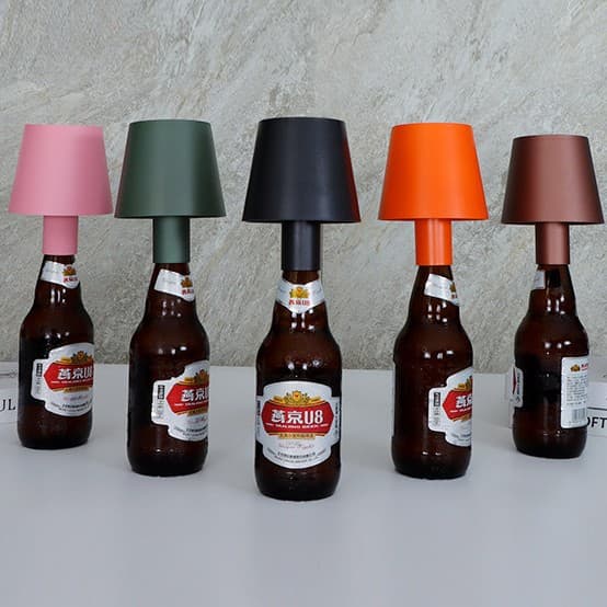 Cross-border LED Romantic Rechargeable Table Lamp Mushroom Light Bar Cafe Ambiance Light Dimmable