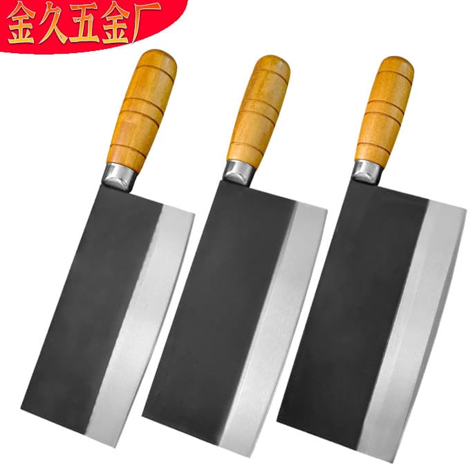 Hand-Forged Mulberry Chef Knife, Specialized for Chopping Chicken, Duck, and Goose, Deli and Cooked Meat Knife, Dual-Purpose Chopping and Slicing Knife, Home Kitchen Knife
