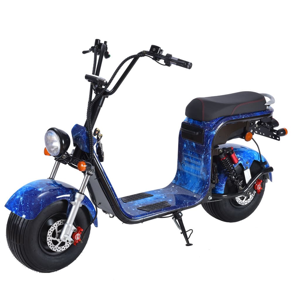 Factory direct cross-border eec source manufacturer two-wheeled adult Harley electric car citycoco battery car electric motorcycle