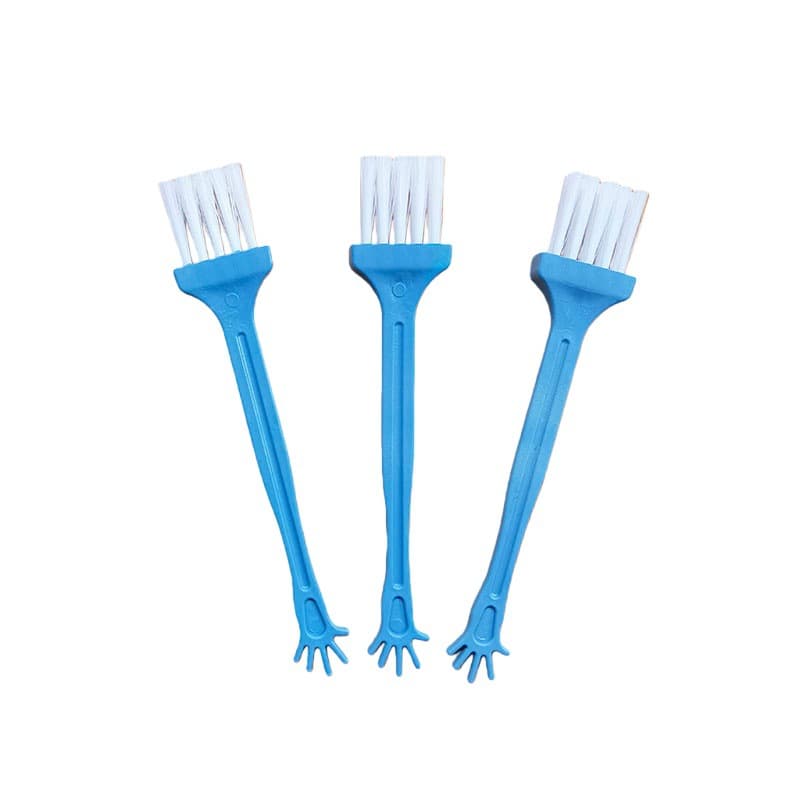 Plastic Keyboard Brush for Computer Cleaning, Small Dusting Brush for Appliances, Five-finger Brush Mini Car Vent Brush