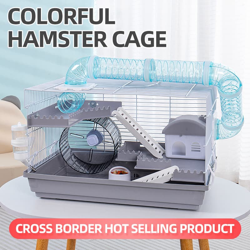 Hamster cage 47 basic cage complete set of hamster cage supplies golden bear nest villa single toy package complete set