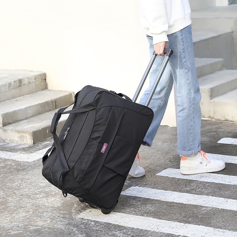 Oxford Bra Rod Bag Unisex Large Capacity Travel Bag Boarding Foldable Short-distance Travel Business Luggage Bag