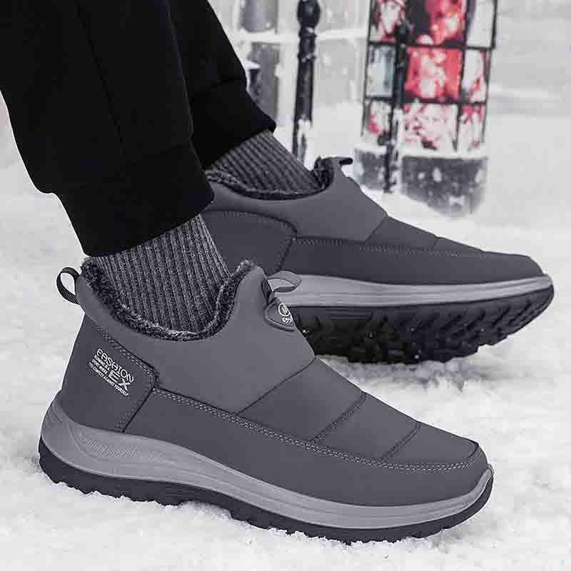 2024 New Cross-Border Winter Fleece-Lined Thickened Warm and Durable Outdoor Hiking Shoes, Snow Boots, Women's High-Top Cotton Shoes