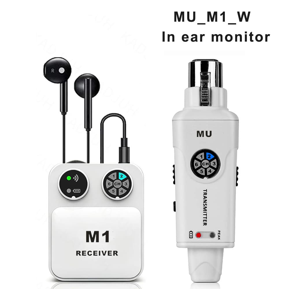 In-Ear Wireless Monitor System for Singers and Bands Stage Performance Return Monitoring Wireless stage return