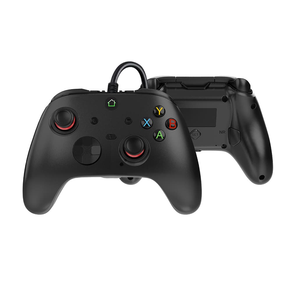 Wired Game Controller for Android and PC, Dual Vibration, USB Connection, Multi-Function Controller