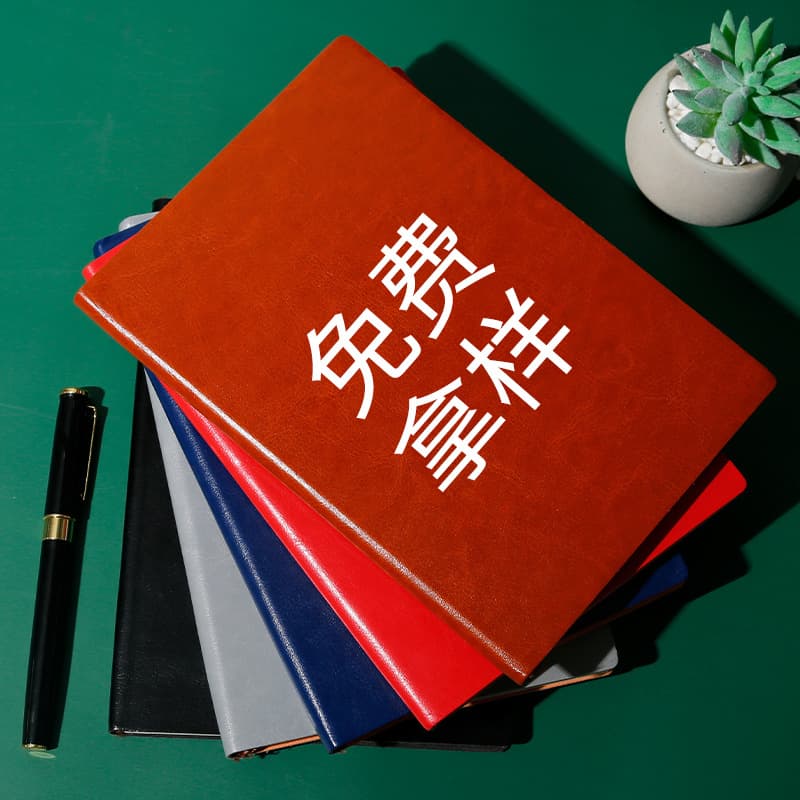 Custom B5 Soft Leather Business Notebook Simple Office Work Notebook Custom Study Meeting A5 Notebook Customization