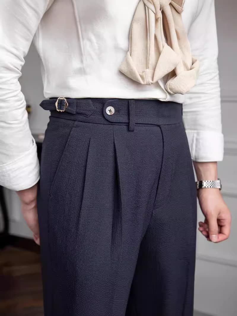 Men's Trousers / Men's Loose Casual Trousers / Men's Wide Waist