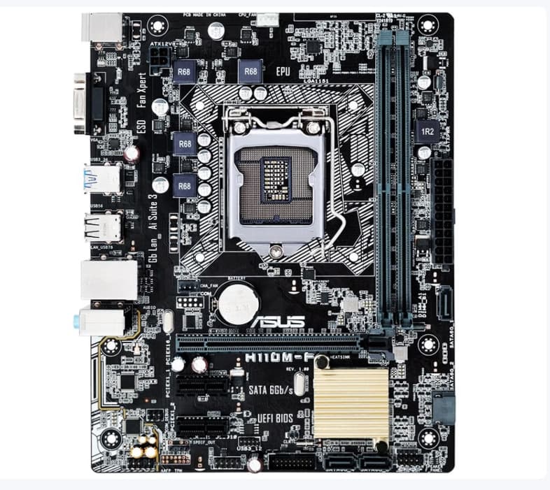 For H110M-F DDR4 LGA1151 Desktop M-ATX Motherboard H110M-F