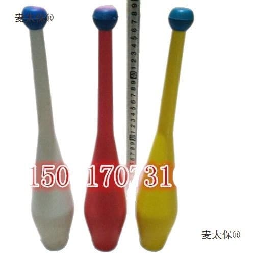 Juggling Sticks Acrobatic Props Stick Clown Hand Skill Tool Rod Hand Skill Acrobatic Stick White One Red Matador