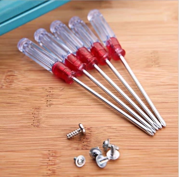 Factory Crystal Screwdriver 3-inch 3mm Small Driver, Magnetic Phillips and Flathead Screwdriver for Home Use, Wholesale