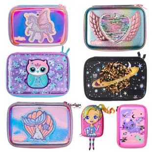 Australian Smiggle Pencil Case Multi-Functional Stationery Organizer Silent Large Capacity Pencil Bag