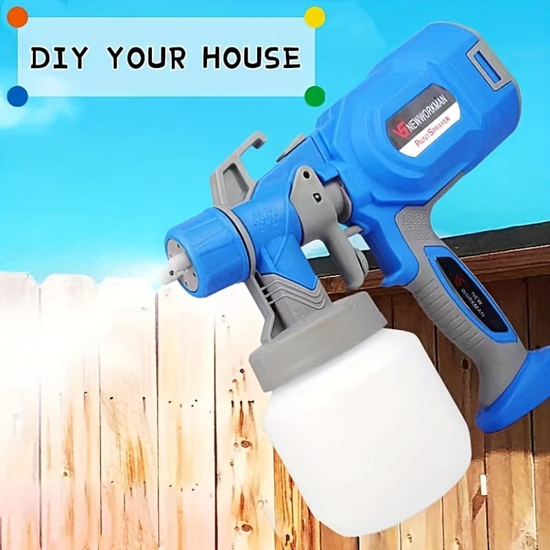 Electric spray gun, high pressure spray gun, portable latex paint spray gun