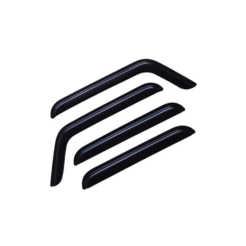 For 2018+ JEEP WRANGLER Rain Guard Window Visor Black Warrior