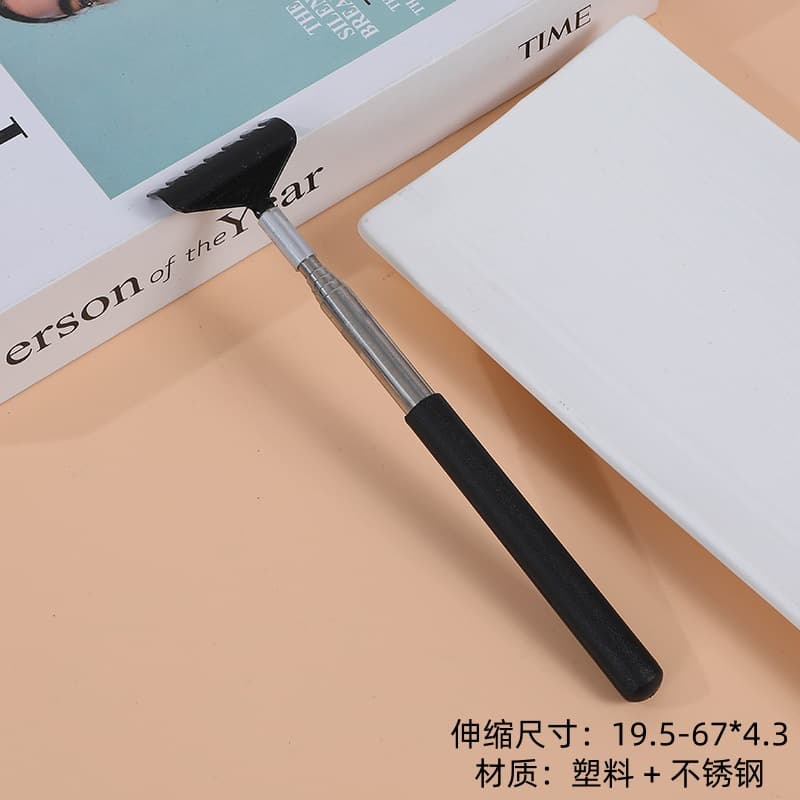 Elderly Back Scratcher Stainless Steel Retractable 5-Section Help Yourself Itch Reliever Back Scratcher