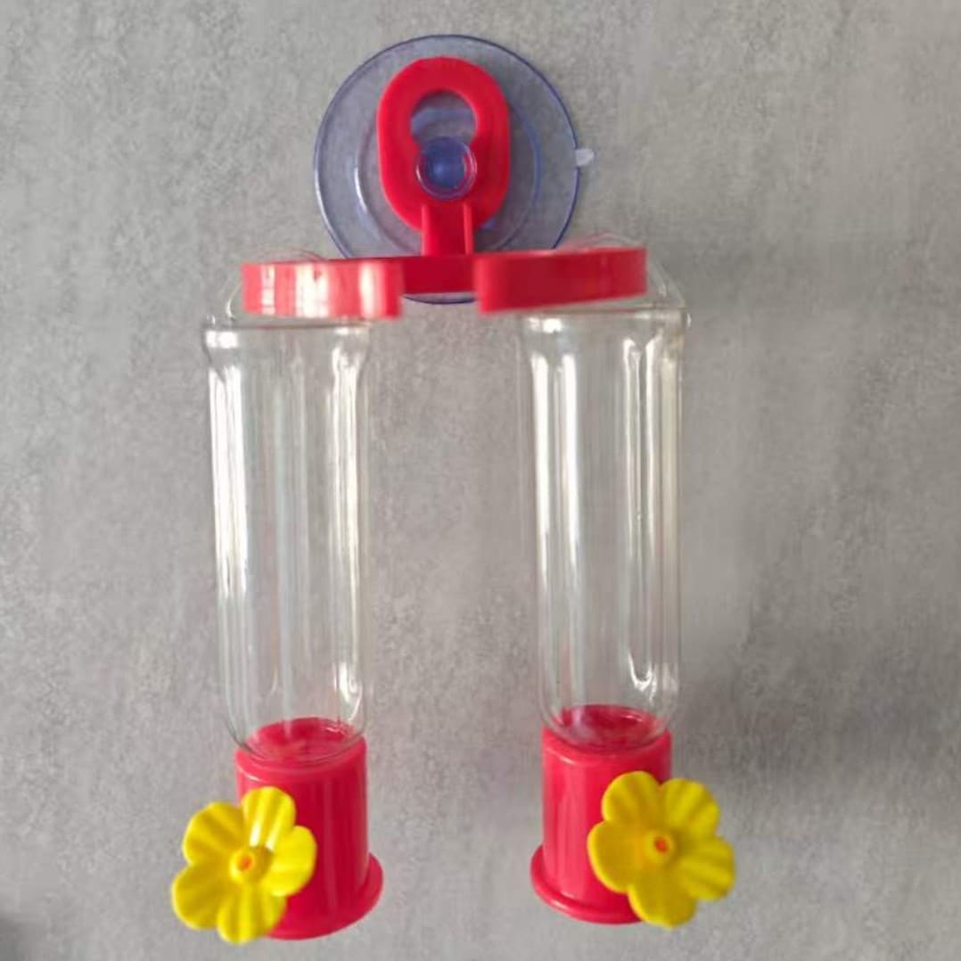 Suction Cup Hummingbird Feeder Bird Feeder Various Colors Can Be Combined Hanging Bird Feeding Tool Pet Garden Supplies
