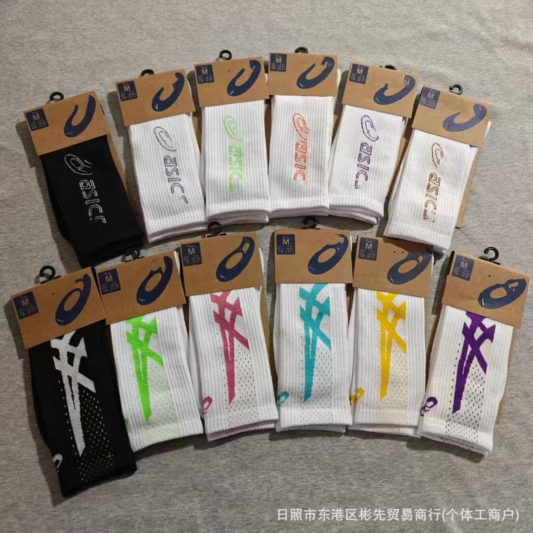 Trendy brand Asics Onitsuka Tiger Ghost Season Four-Season Long Socks for Men and Women, Wholesale