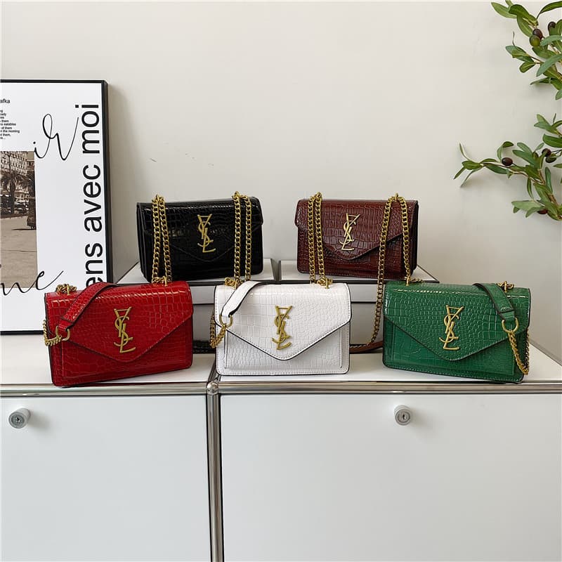 2026 New Crocodile Pattern Fashion High-Quality Handbag, Trendy Simple Shoulder and Crossbody Bag for Cross-Border Trade