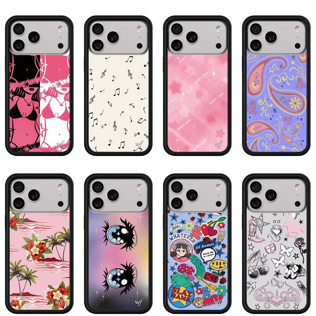 Wf Big Eyes Sandy Liang Co-Branded European and American Fashion Iphone17Promax Apple 16 Mobile Phone Case 15