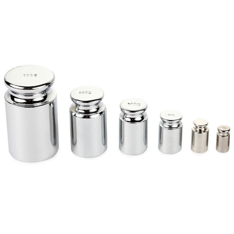 Wholesale M1 Grade Steel Chrome Plated Adjustment Weights 100g 200g 500g Electronic Scale Calibration Weights