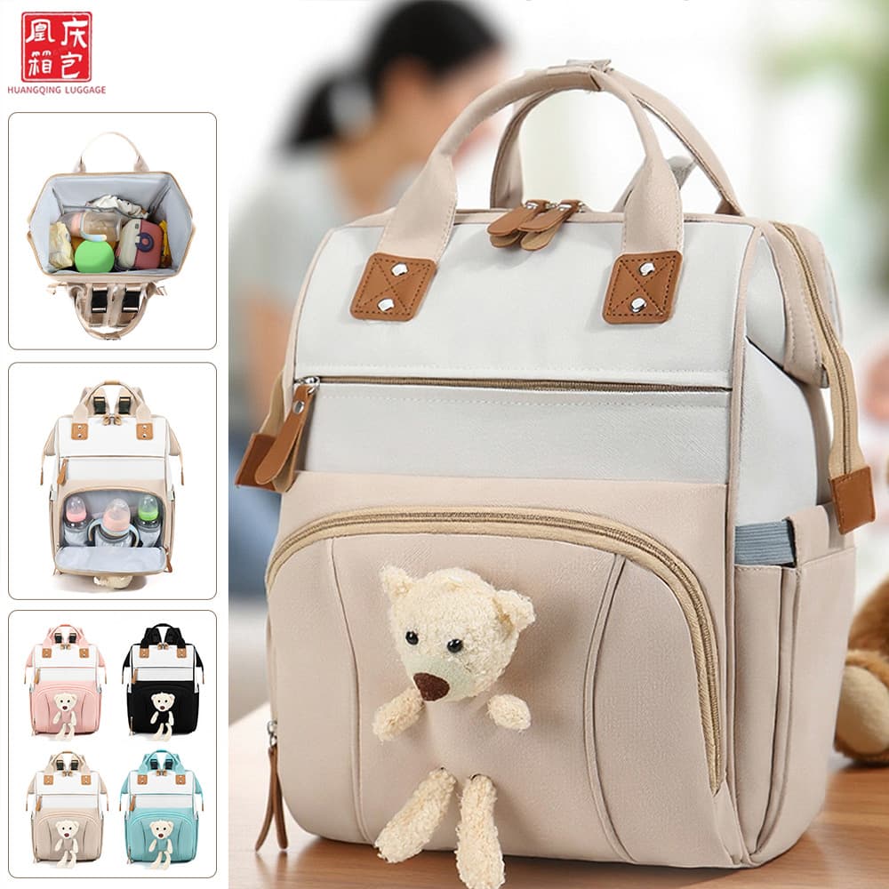 New Cross-Border Multifunctional Maternity Bag, Cute Handbag, Large Capacity Mommy Bag, Lightweight Travel Storage Backpack