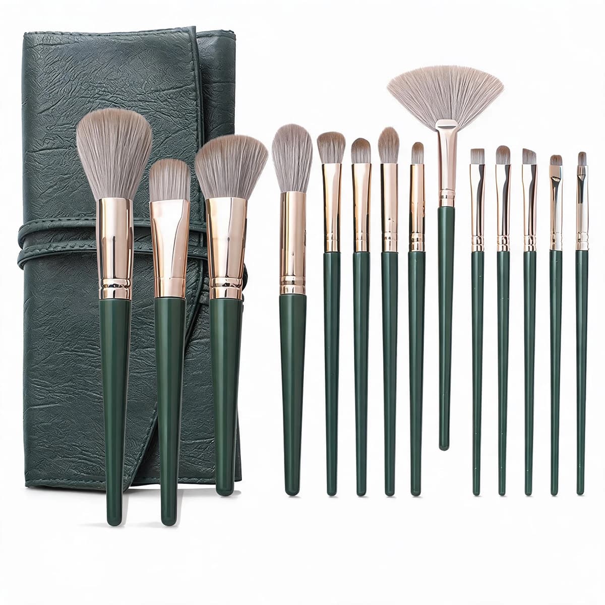 Popular makeup brush Ivy 14-piece set soft-bristled eye shadow concealer powder brush blush brush beginner beauty tool