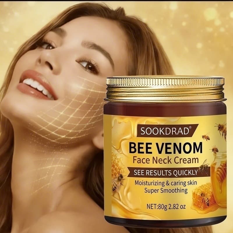 Cross-border Bee Venom Face and Neck Cream Moisturizing Nourishing Ultra Smooth Fast Results TEMU Amazon Export