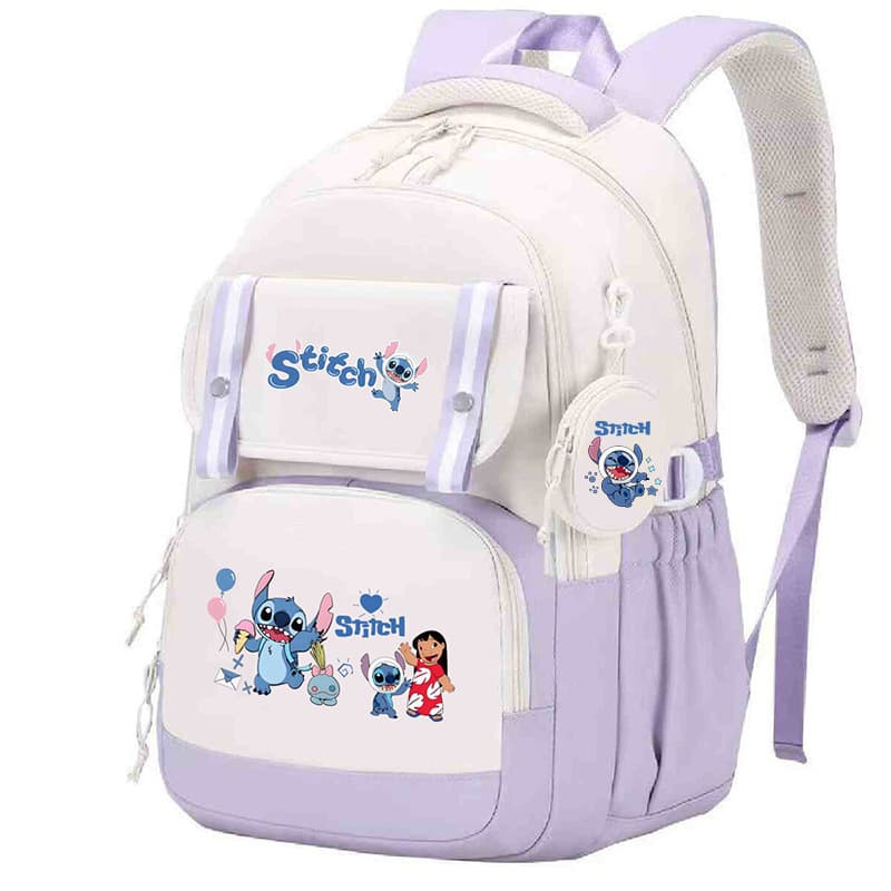 Lilo & Stitch Unisex Ins Style Korean Student Backpack Trendy Campus Fashion Children's Backpack New Arrival for Export
