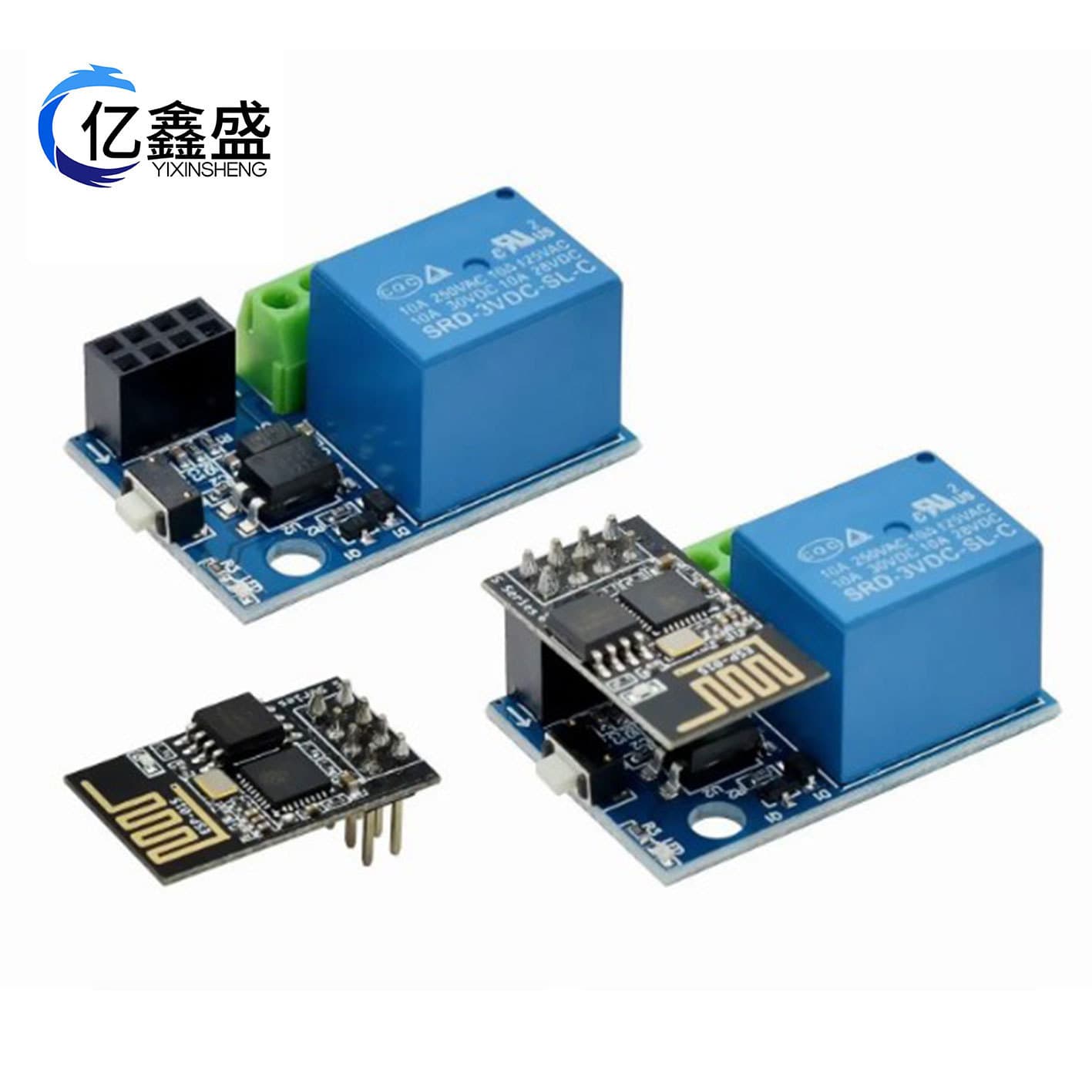 ESP8266 ESP-01S Relay Module, WiFi Smart Socket, Includes Extra ESP-01S