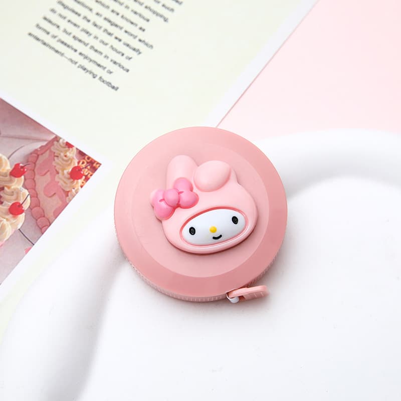 Cartoon tape measure three-dimensional ruler cute resin patch telescopic soft ruler measuring clothes measuring mini small tape ruler wholesale
