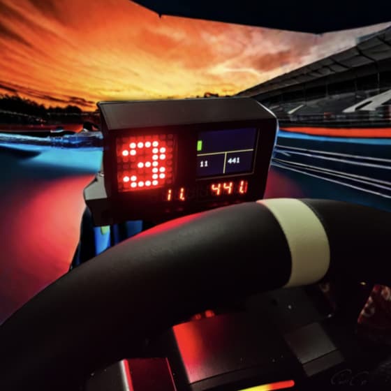 Sim Racing Dashboard Simulator Steering Wheel Accessories for Dirt Rally F1 Flags Assetto Corsa Euro Truck Simulator