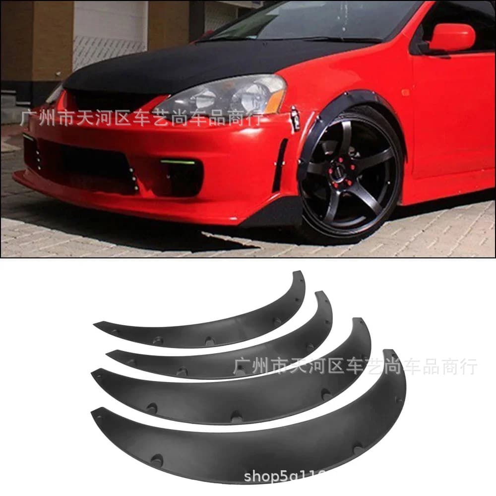 Universal Wide Body Wheel Arch Trim for Cars, SUVs, and Off-Road Vehicles - Wide Fender Flares Mudguards