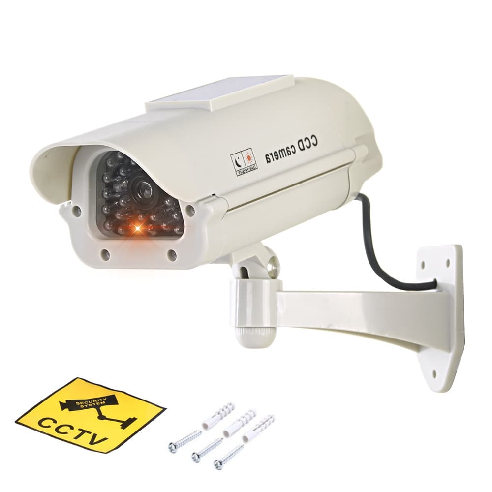 Simulation camera with light Solar simulation monitor Fake camera Fake monitor fake camera