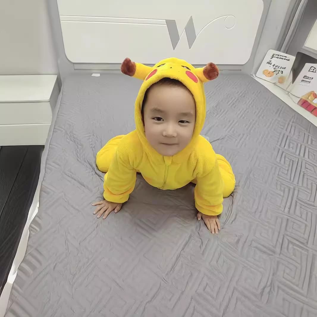 Autumn/Winter Infant One-Piece Pajamas Crotch Zipper Crawling Suit Dinosaur Flannel Home Baby Drop Shipping Wholesale