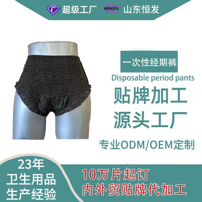 Custom OEM Disposable Period Panties for Export to Southeast Asia