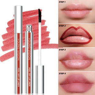 Cross-Border Supply Long-Lasting Waterproof Non-Stick Cup Peel-Off Lip Gloss Customizable Matte Non-Fading Lip Tint Lipstick