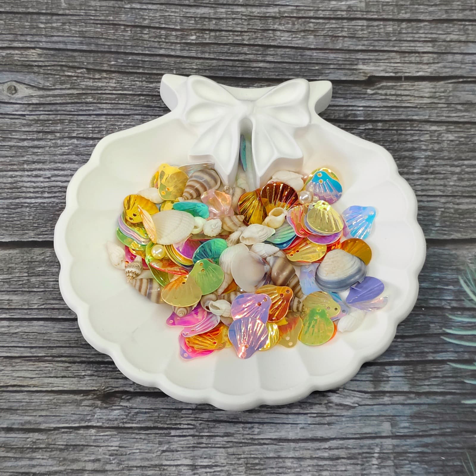 S2888 Shell Tray Decorative Cement Plaster Mold DIY Silicone Mold