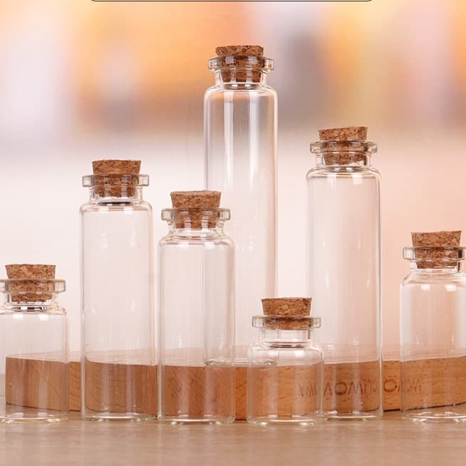 Spot 22 bayonet tube bottle cork drift wishing bottle candy bottle agarwood pill sub-bottled water crystal gravel