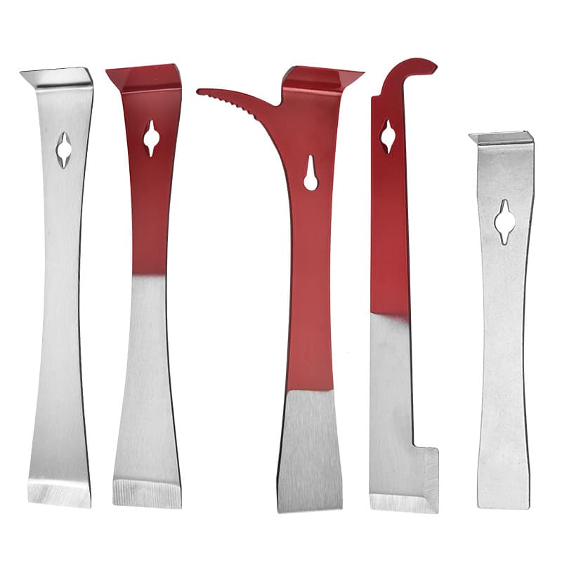 Source Factory Yangjiang Stock 420 Stainless Steel Thickened Hardened Pry Bar Nail Puller Scraper Honey Scraper