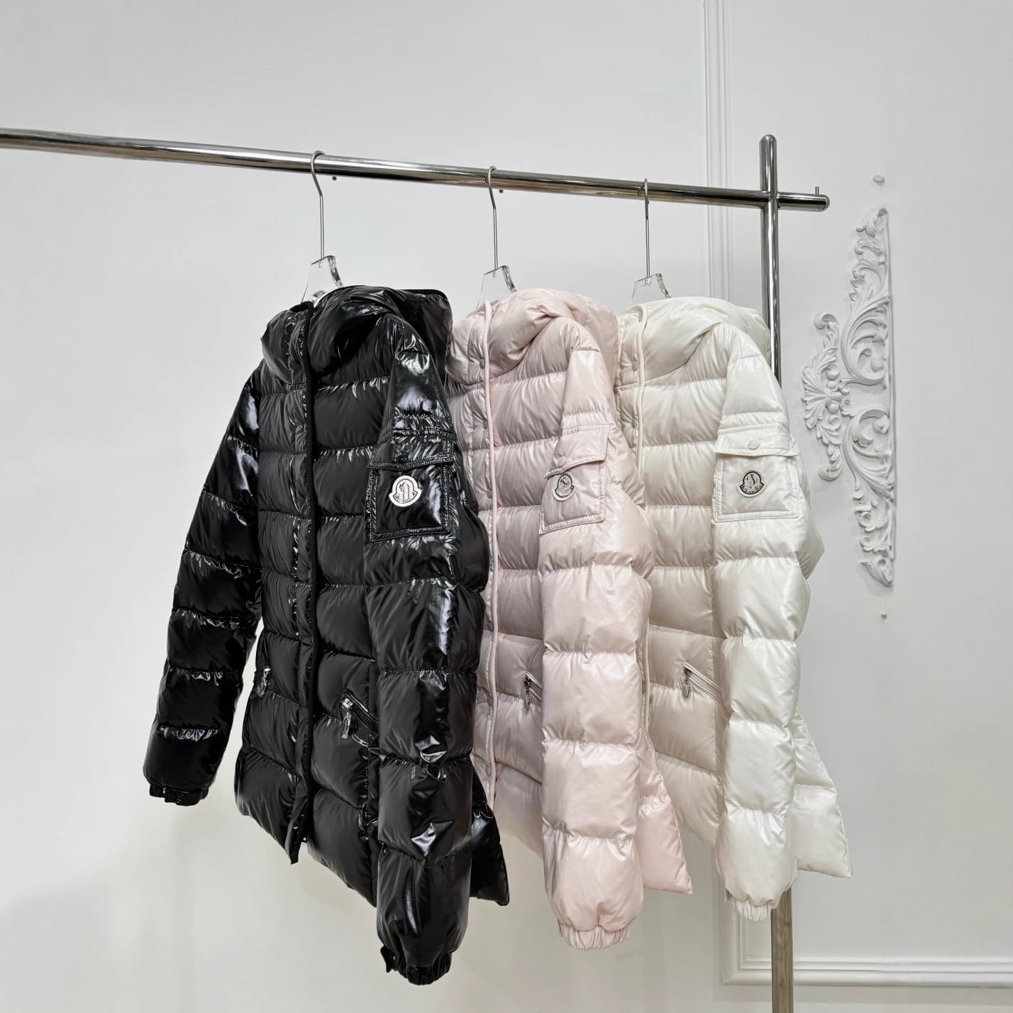 Exclusive Quality New M-Meng Down Jacket High Version Hourglass Goose Down Waxed Leather Must-Have Mengkou Windbreaker