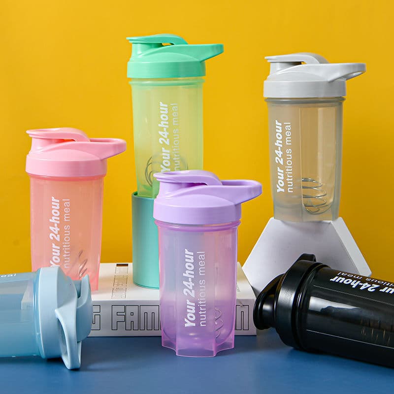 500ML milkshake mixing cup 24-hour protein powder shaker cup fitness sports portable portable large-capacity cup
