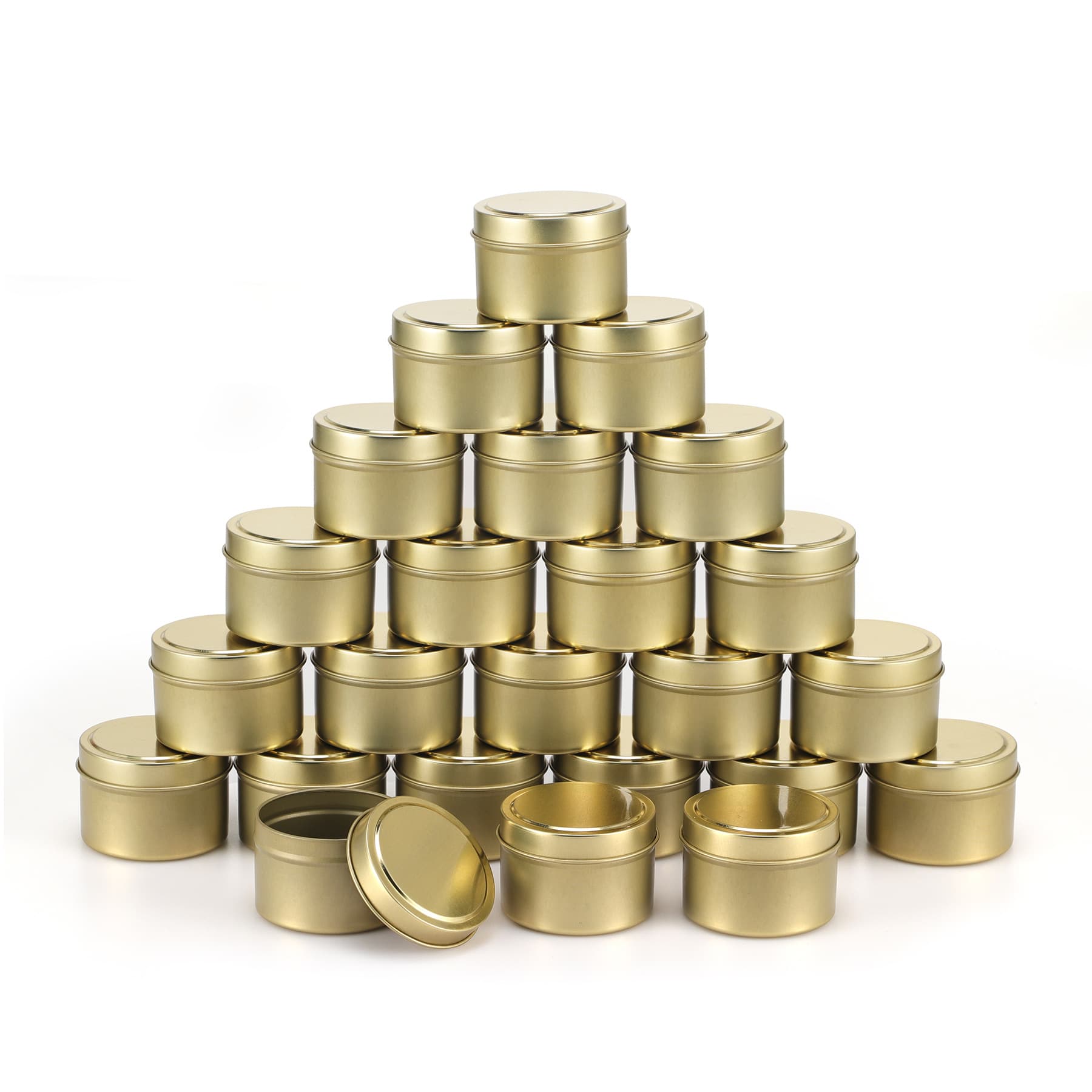 Ready-to-Ship Tinplate Candy Boxes, Aromatherapy Candle Tins, Balm and Lipstick Containers, Essential Oil Iron Cans with Convex Lids