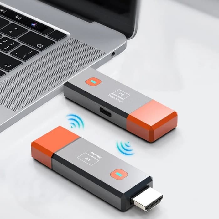 Cross-border HDMI wireless transmitter 50M signal extension for 1080P WIFI 50 meters, wireless screen mirroring for computers.