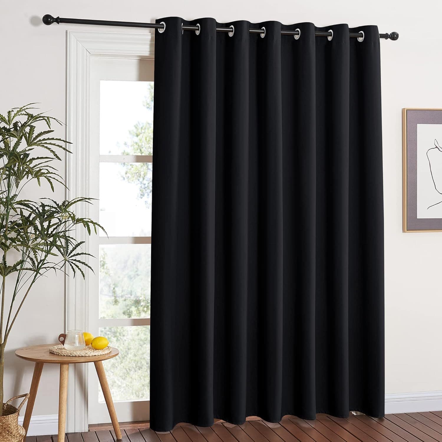 Drop Shipping High Precision Finished Solid Color Curtains Cross-border Amazon Curtains Blackout Curtain Fabric for Export