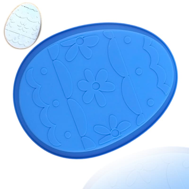Jianmei In Stock Handmade DIY Single Easter Egg Silicone Cake Mold Kitchen Baking Holiday Cake