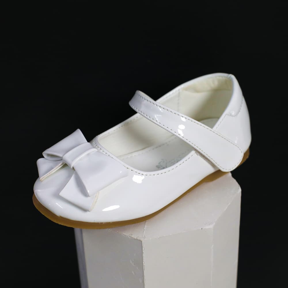 Korean Girls' Bow Princess Shoes Wedding Banquet Dress Shoes Flower Girl Shoes Girls' Floral Shoes