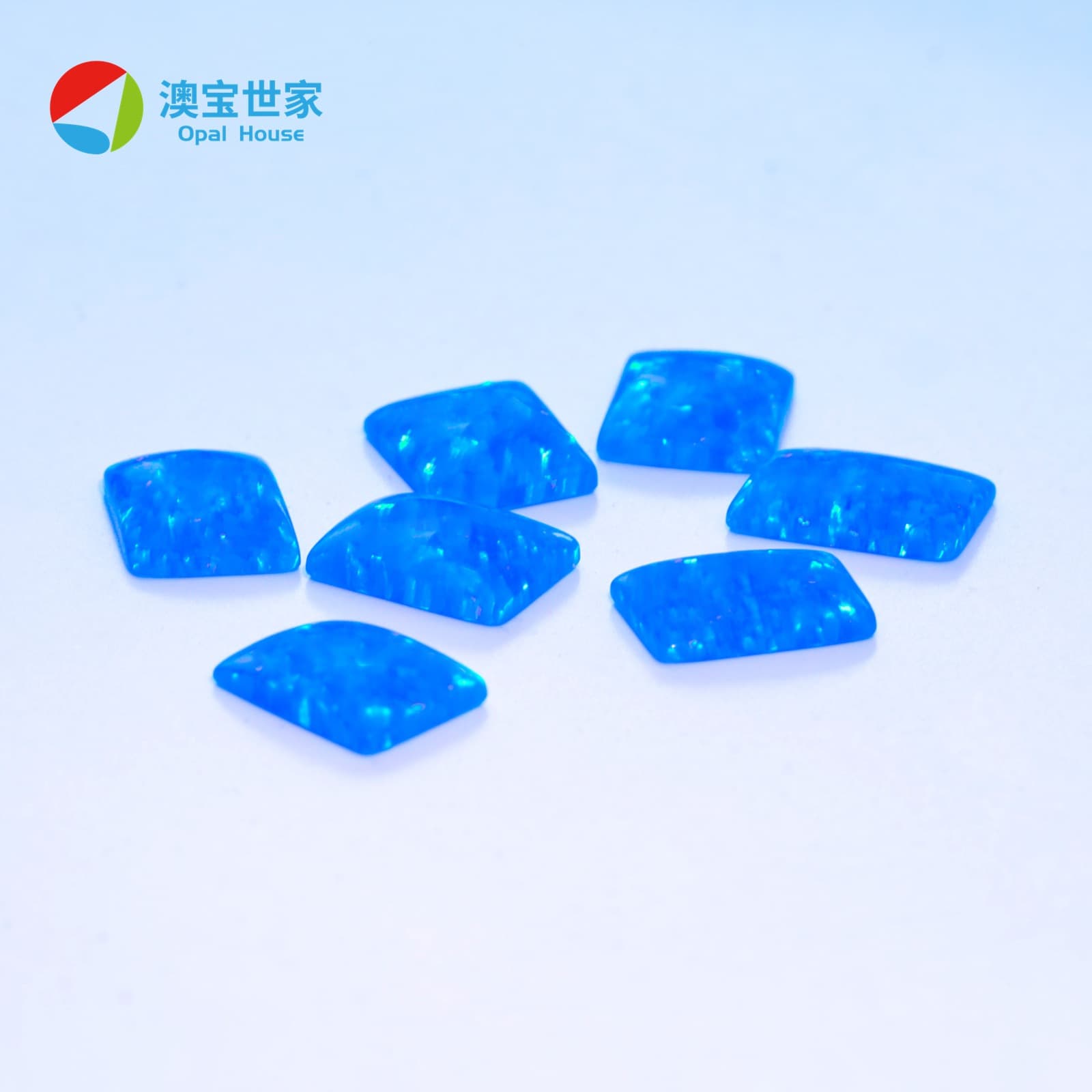 Aobao Family Rectangular Right-Angle Opal Rough Stone Opal Gemstone Opal Ring Face Jewelry Accessories Raw Stone Wholesale