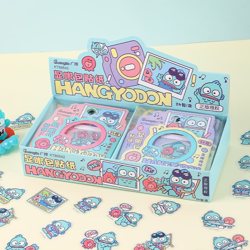 Guangbo Sanrio Stationery Mermaid Handon Stickers Half-Mermaid Scrapbook Guka Ugly Fish Stickers PET Tape